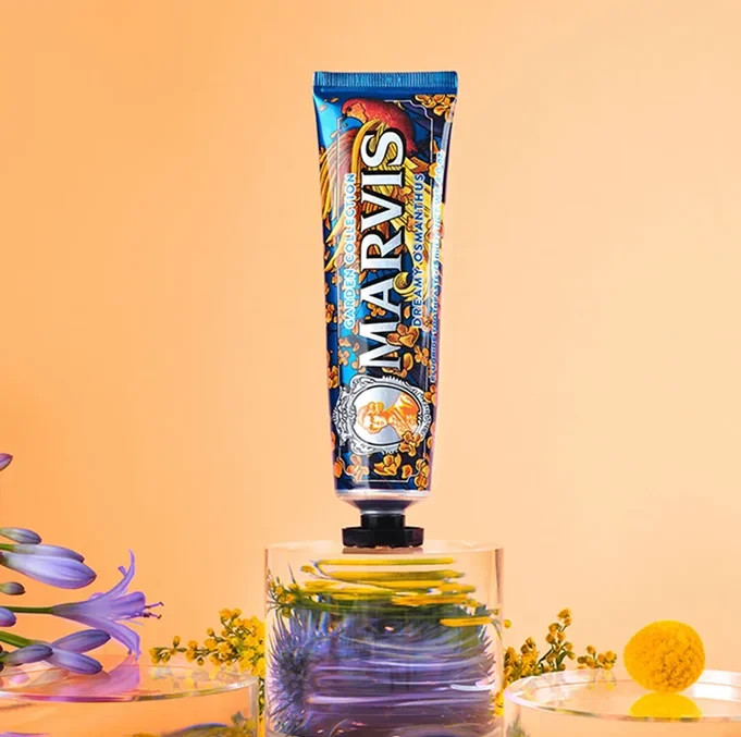 خمیر دندان مارویس MARVIS مدل DREAMY OSMANTHUS(خوشبو کننده،ضد التهاب)