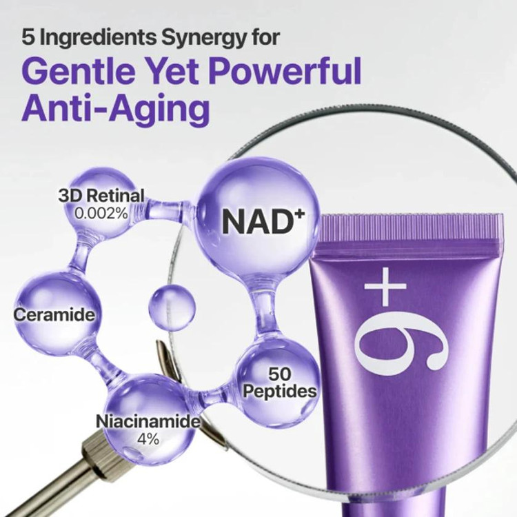 کرم دور چشم نامبوزین حاوی NAD+ رتینال و ۵۰ نوع پپتاید ضد چروک ۲۰ میل
