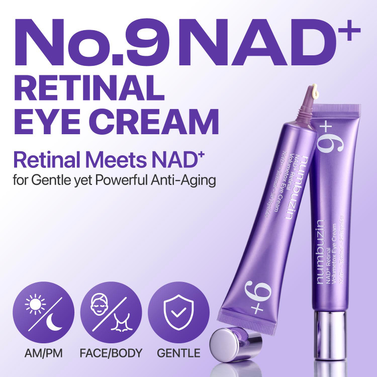 کرم دور چشم نامبوزین حاوی NAD+ رتینال و ۵۰ نوع پپتاید ضد چروک ۲۰ میل