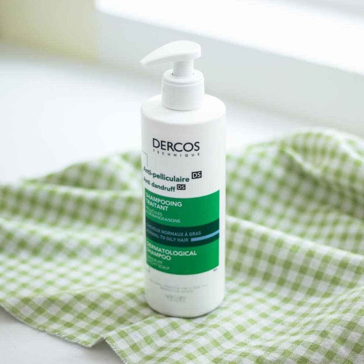شامپو ضد کپک و ضد شوره ویشی درکوس Vichy Dercos حجم 390 میل