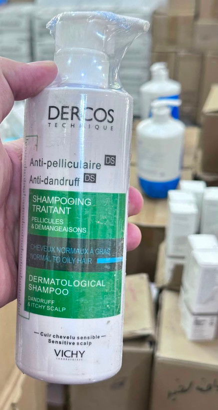 شامپو ضد کپک و ضد شوره ویشی درکوس Vichy Dercos حجم 390 میل