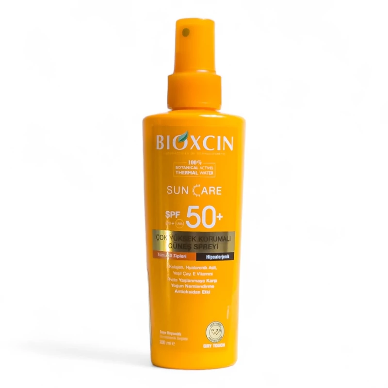 اسپری ضد آفتاب بیوکسین SPF50 حجم 200 میل