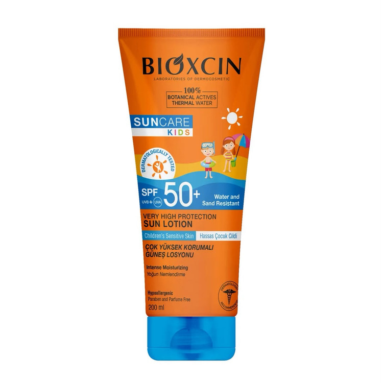 ضدآفتاب کودک و نوزاد بیوکسین SPF50 حجم 200 میل