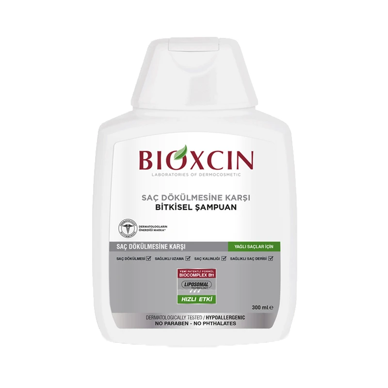 شامپو کلاسیک HERBAL بیوکسین ضد ریزش مخصوص موی چرب 300 میل