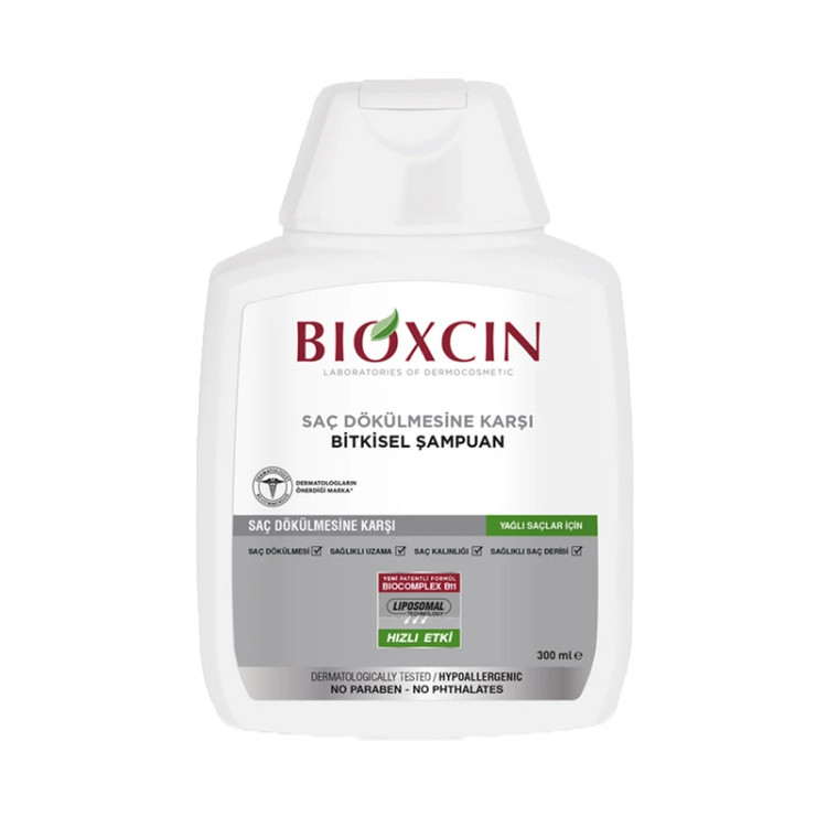 شامپو کلاسیک HERBAL بیوکسین ضد ریزش مخصوص موی چرب 300 میل
