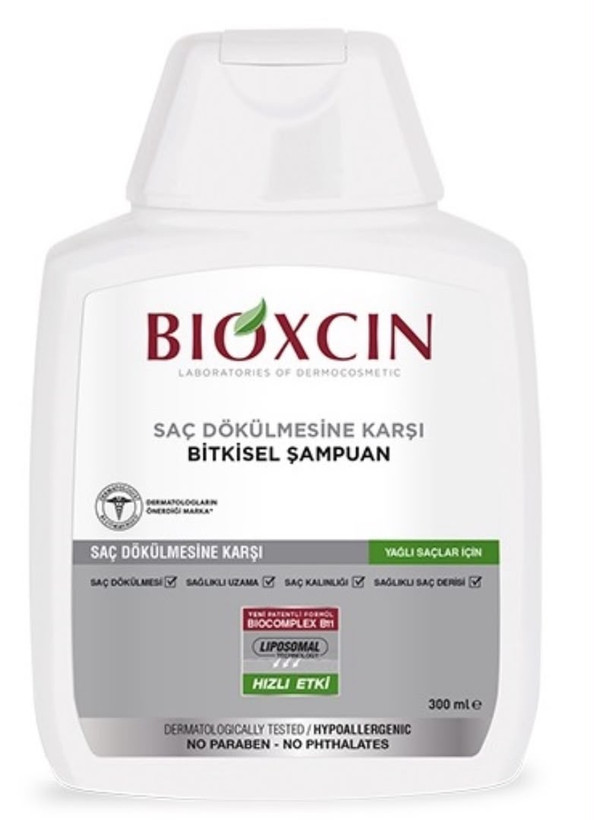 شامپو کلاسیک HERBAL بیوکسین ضد ریزش مخصوص موی چرب 300 میل